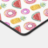 Pastel Waterverf Pool Float Patroon Bureaumat (Hoek)