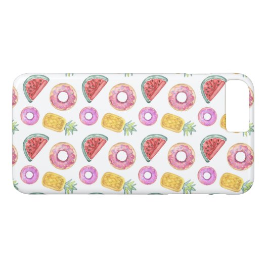 Pastel Waterverf Pool Float Patroon Case-Mate iPhone Case (Achterkant (Horizontaal))