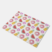 Pastel Waterverf Pool Float Patroon Deurmat (Schuin)