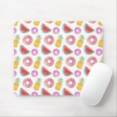 Pastel Waterverf Pool Float Patroon Muismat (Met muis)