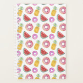 Pastel Waterverf Pool Float Patroon Planner (Voorkant)