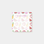 Pastel Waterverf Pool Float Patroon Post-it® Notes (Voorkant)