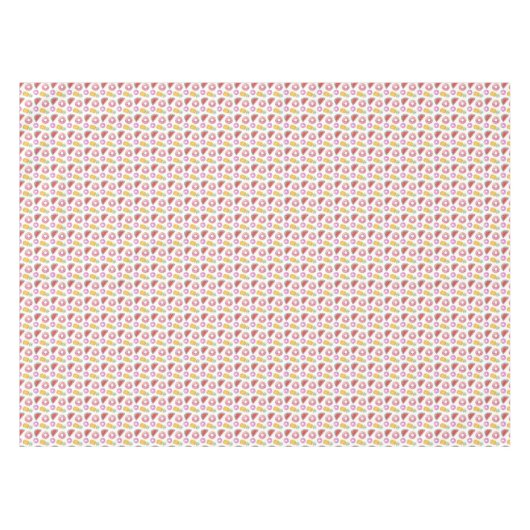 Pastel Waterverf Pool Float Patroon Tafelkleed (Voorkant (Horizontaal))