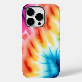 Pastel Waterverf Regenboog Tie Dye Case-Mate iPhone 14 Pro Hoesje