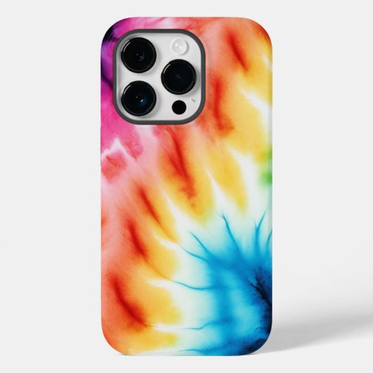 Pastel Waterverf Regenboog Tie Dye Case-Mate iPhone Case (Achterkant)