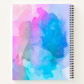 Pastel Waterverf Roos Gold Hustle Notitieboek (Achterkant)