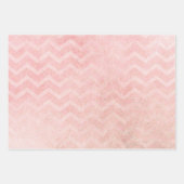 Pastel Waterverf Roze Goud Gepolkte Strepen Inpakpapier Vel (Voorkant 3)