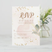 Pastel waterverf RSVP Save The Date (Staand voorkant)