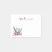 Pastel Waterverf Schooljuf Post-it® Notes (Voorkant)