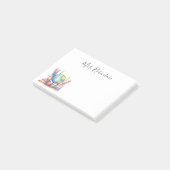Pastel Waterverf Schooljuf Post-it® Notes (Schuin)