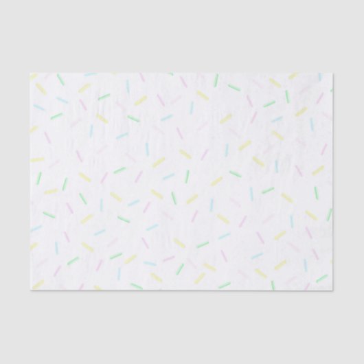 Pastel Waterverf Spikkels Tissuepapier (Voorkant)