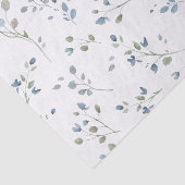 Pastel Waterverf stijl bladeren Tissuepapier (Detail)