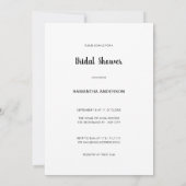 Pastel Waterverf Stripes Brunch Vrijgezellenfeest Kaart (Achterkant)