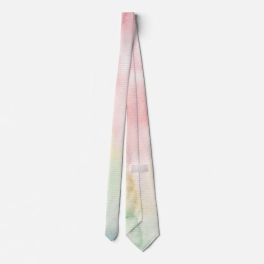 Pastel-Waterverf Stropdas (Achterkant)