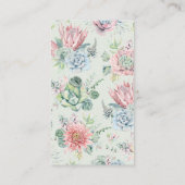 Pastel Waterverf Succulent Book Request Informatiekaartje (Achterkant)