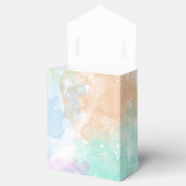 Pastel Waterverf Tent geschenkdoos Bedankdoosjes (Geopend)