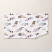 Pastel waterverf tribale veren patroon bad handdoek (Handdoek)