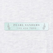 Pastel Waterverf Trio IJzer op Labels (Design 2)