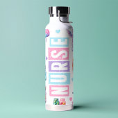 Pastel Waterverf Verpleegster Waterfles