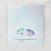  pastel Waterverf vlinders Plaatskaartje (Buitenkant ongevouwen)