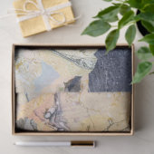 Pastel Waterverf Vogels & Vlinders Tissuepapier (Geschenk)