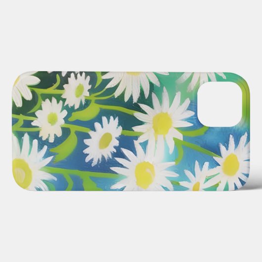 Pastel Waterverf Wild Daisies Case-Mate iPhone Case (Achterkant (horizontaal))