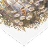 PASTEL WATERVERF WILDE BLOEMEN IN EEN RAAM LANGE TAFELLOPER (Hoek)