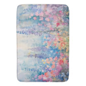 Pastel Waterverf Wilde Bloemenwei Badmat (Voorkant Verticaal)