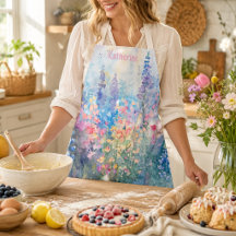 Pastel Waterverf Wilde Bloemenwei Naam
