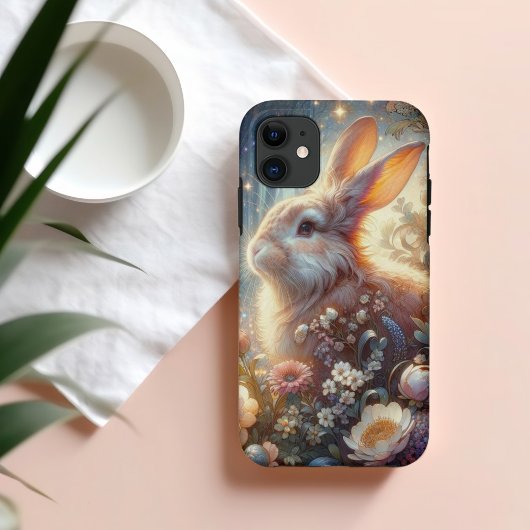 Pastel Waterverf Woodland Rabbit Case-Mate iPhone Case