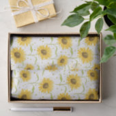  PASTEL WATERVERF-YELLOW-ZONNEMERS TISSUEPAPIER (Geschenk)