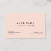 Pastel Waterverf Zeemeermin schaalpatroon met naam Visitekaartje (Achterkant)