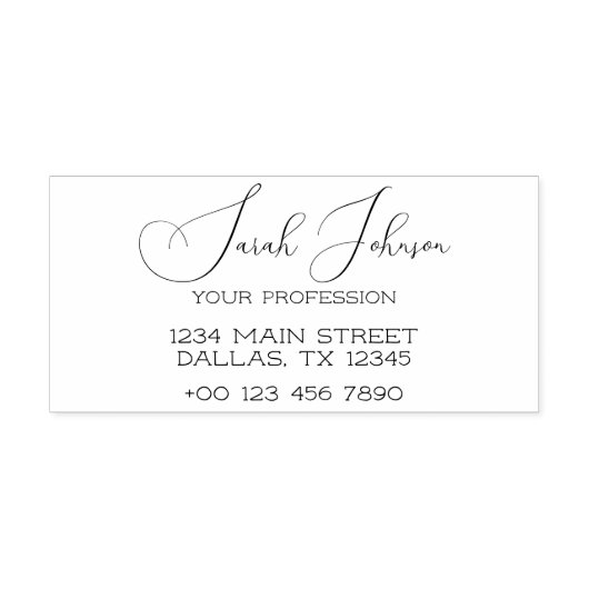 Pastel Waterverf Zelfinkt Stempel (Design)