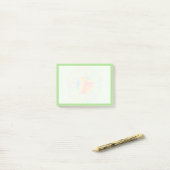Pastel Waterverf Zonnebloem Ontwerp Post-it® Notes (Op bureau)