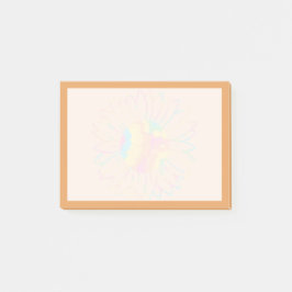 Pastel Waterverf Zonnebloem Ontwerp Post-it® Notes