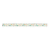 Pastel waterverven bloesem grosgrain lint (Voorkant)