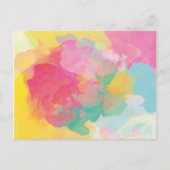 Pastel-Waterverven Briefkaart (Voorkant)