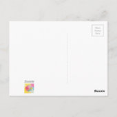 Pastel-Waterverven Briefkaart (Achterkant)