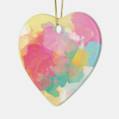 Pastel Waterverven Keramisch Ornament (Links)