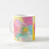 Pastel-Waterverven Koffiemok (Voorkant links)