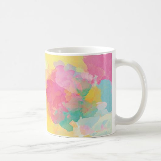 Pastel-Waterverven Koffiemok (Rechts)