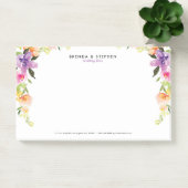 Pastel waterverven lijst post-it® notes (Kantoor)