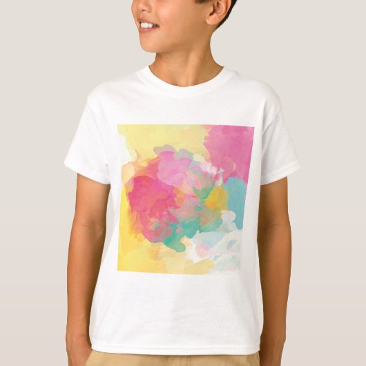 Pastel-Waterverven T-shirt (Voorkant)