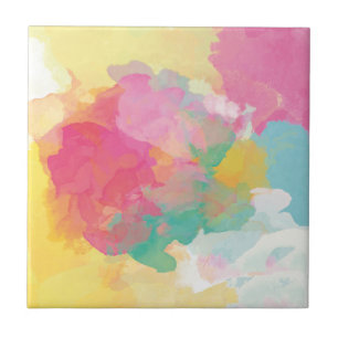 Pastel-Waterverven Tegeltje