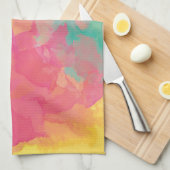 Pastel-Waterverven Theedoek (Quarter Fold)