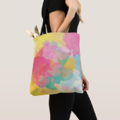 Pastel-Waterverven Tote Bag (Dichtbij)
