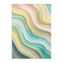 Pastel Wave Acryl Wall Art