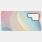 Pastel Waves Dreamy Gradient Art Phone Case Samsung Galaxy Hoesje (Achterkant horizontaal)