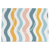 Pastel Wavy Lines  Groot Cadeauzakje (Voorkant)