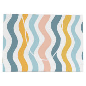 Pastel Wavy Lines  Groot Cadeauzakje (Achterkant)